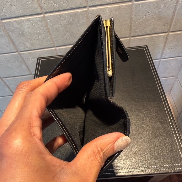 Fendi Pequin Striped Kisslock Wallet - Picture 14 of 14